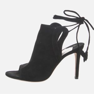 Isa tapia Ellen lace up suede heels size 39